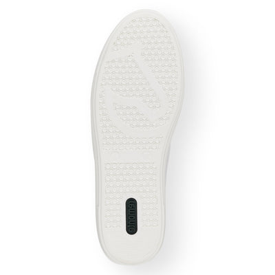 REMONTE - D0903-81 FLAT ZIP/LACE FASHION SHOE - WHITE