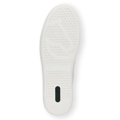 REMONTE D0916-80 - FLAT LACED/ZIP FASHION SHOE - WHITE