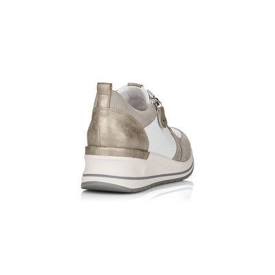 LDS LACED SHOE - GREY/WHITE