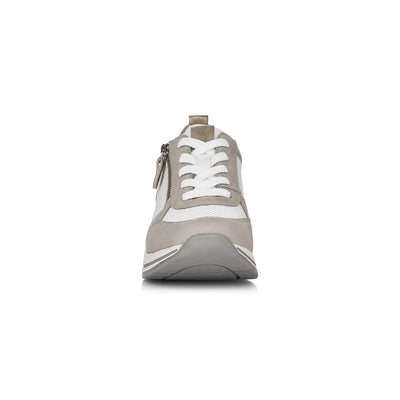 LDS LACED SHOE - GREY/WHITE