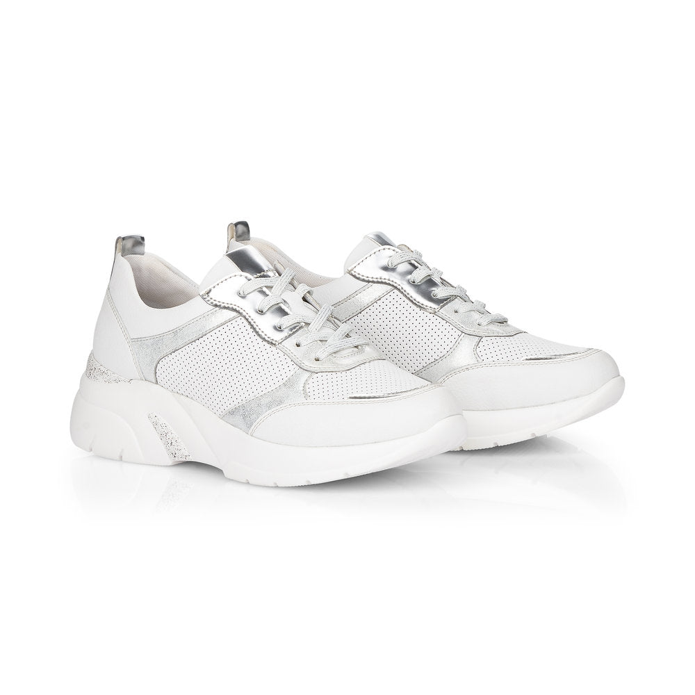REMONTE - D4100-80 WHITE LACE SNEAKER