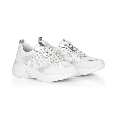 REMONTE - D4100-80 WHITE LACE SNEAKER