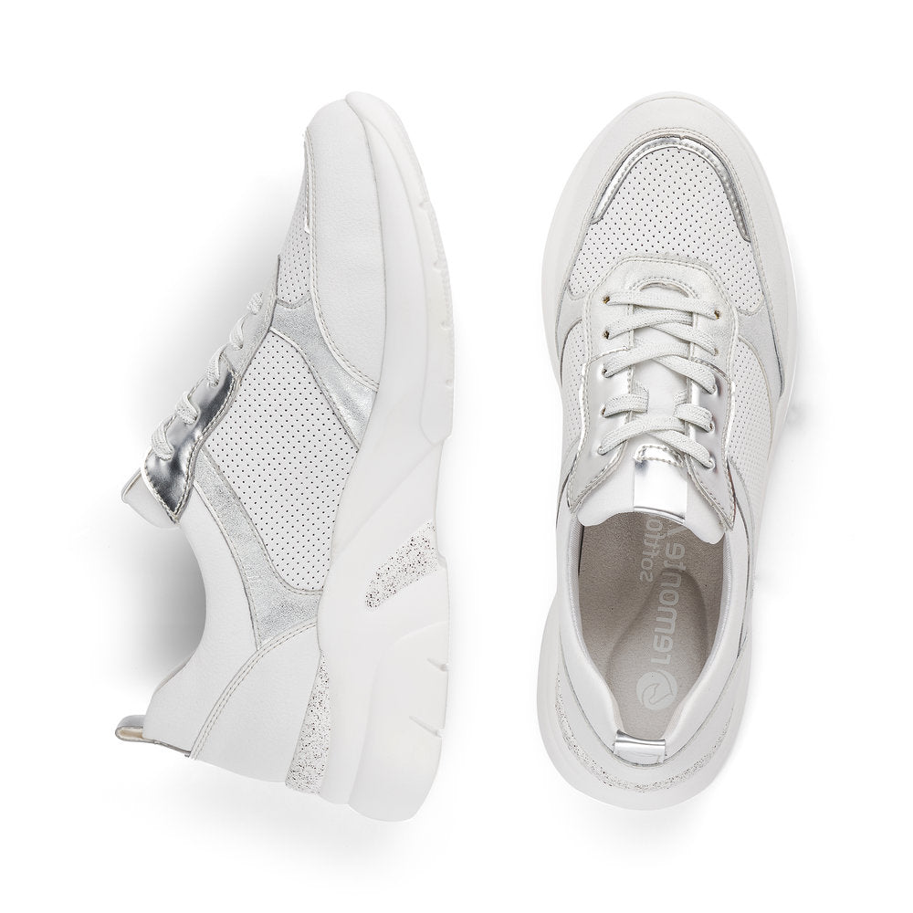 REMONTE D4100-80 WHITE LACED WEDGE TRAINER