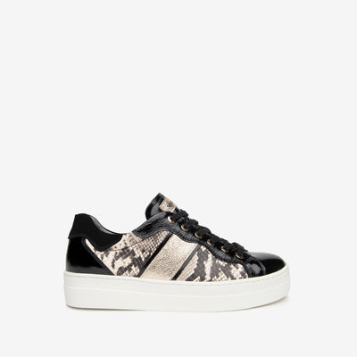 NeroGiardini - I013232D LACED FASHION SHOE - BLACK PATENT MULTI