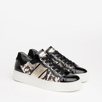 NeroGiardini - I013232D LACED FASHION SHOE - BLACK PATENT MULTI