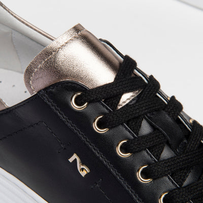 NeroGiardini - I117001D LACED FASHION SHOE - BLACK/BRONZE