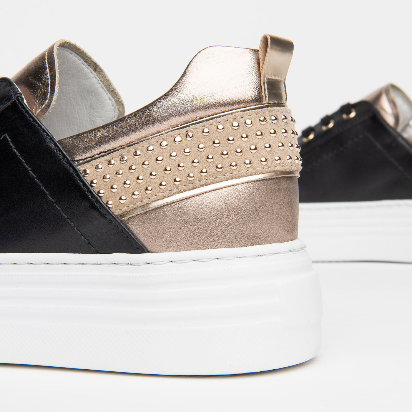 NeroGiardini - I117001D LACED FASHION SHOE - BLACK/BRONZE