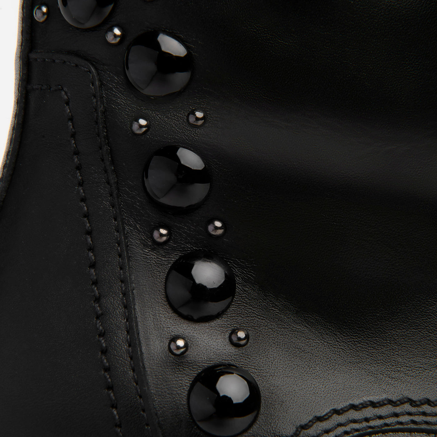 NeroGiardini - I117701D BIKER ANKLE BOOT - BLACK LEATHER