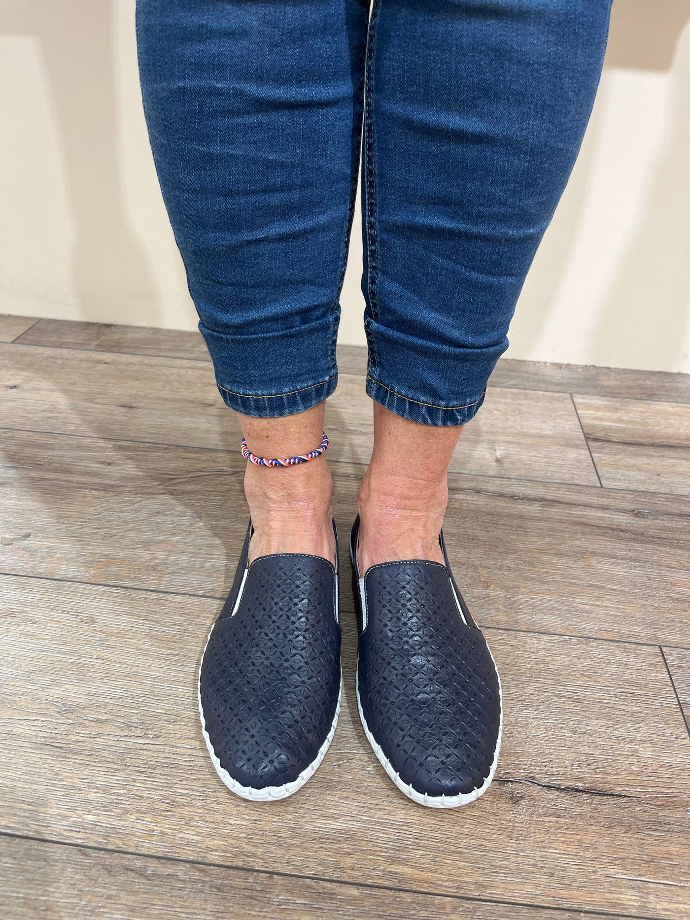 CALISIR 433 SLIP-ON SHOE - NAVY