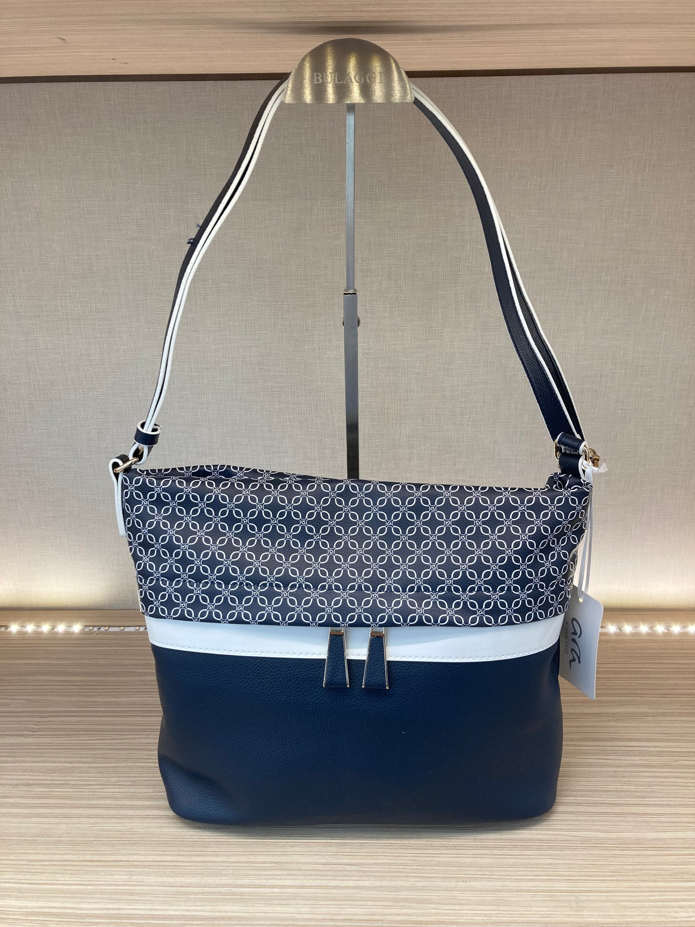 ARA - 20416-38 CROSSBODY BAG - NAVY/WHITE