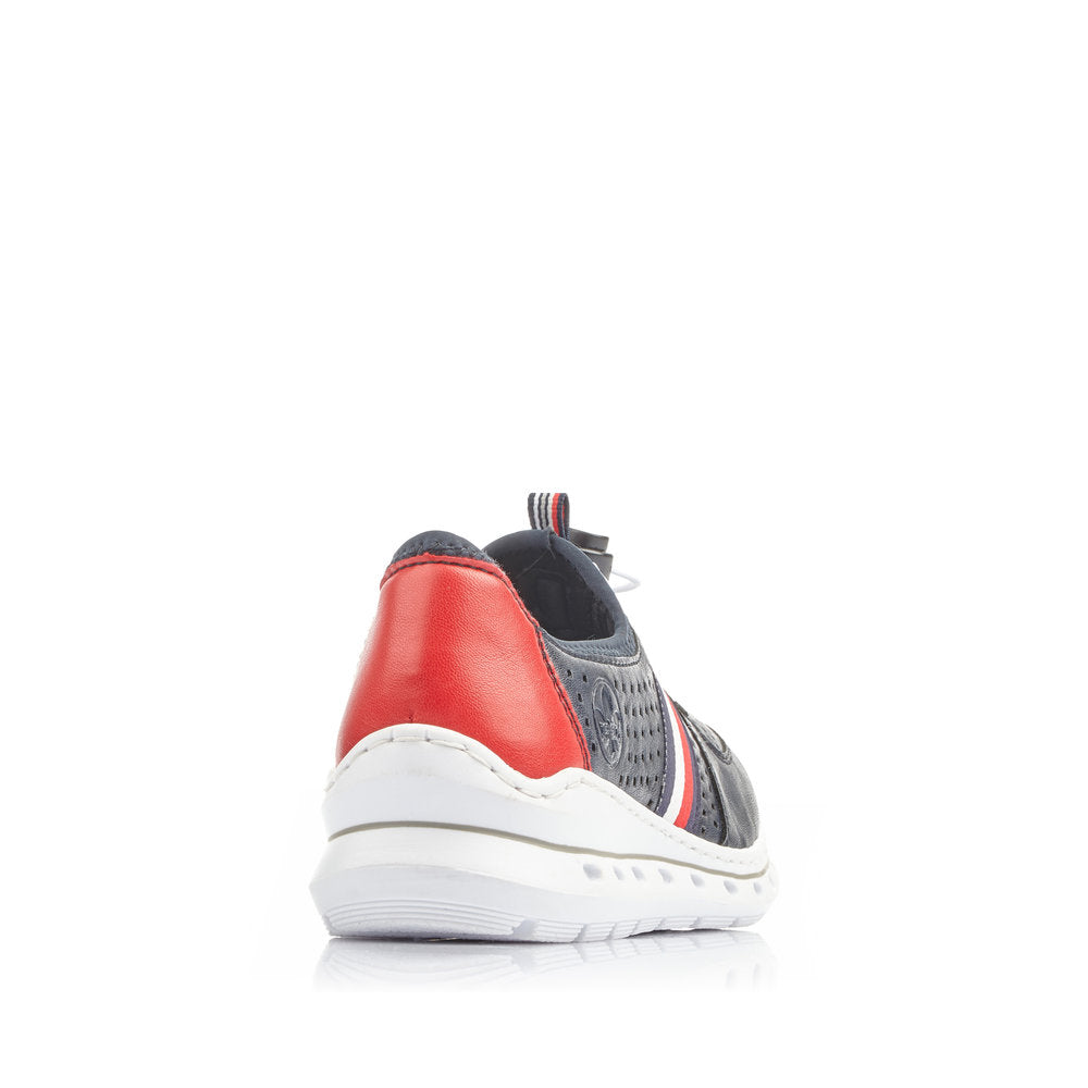 RIEKER L22K5-14 NAVY COMBI SLIP ON SHOE