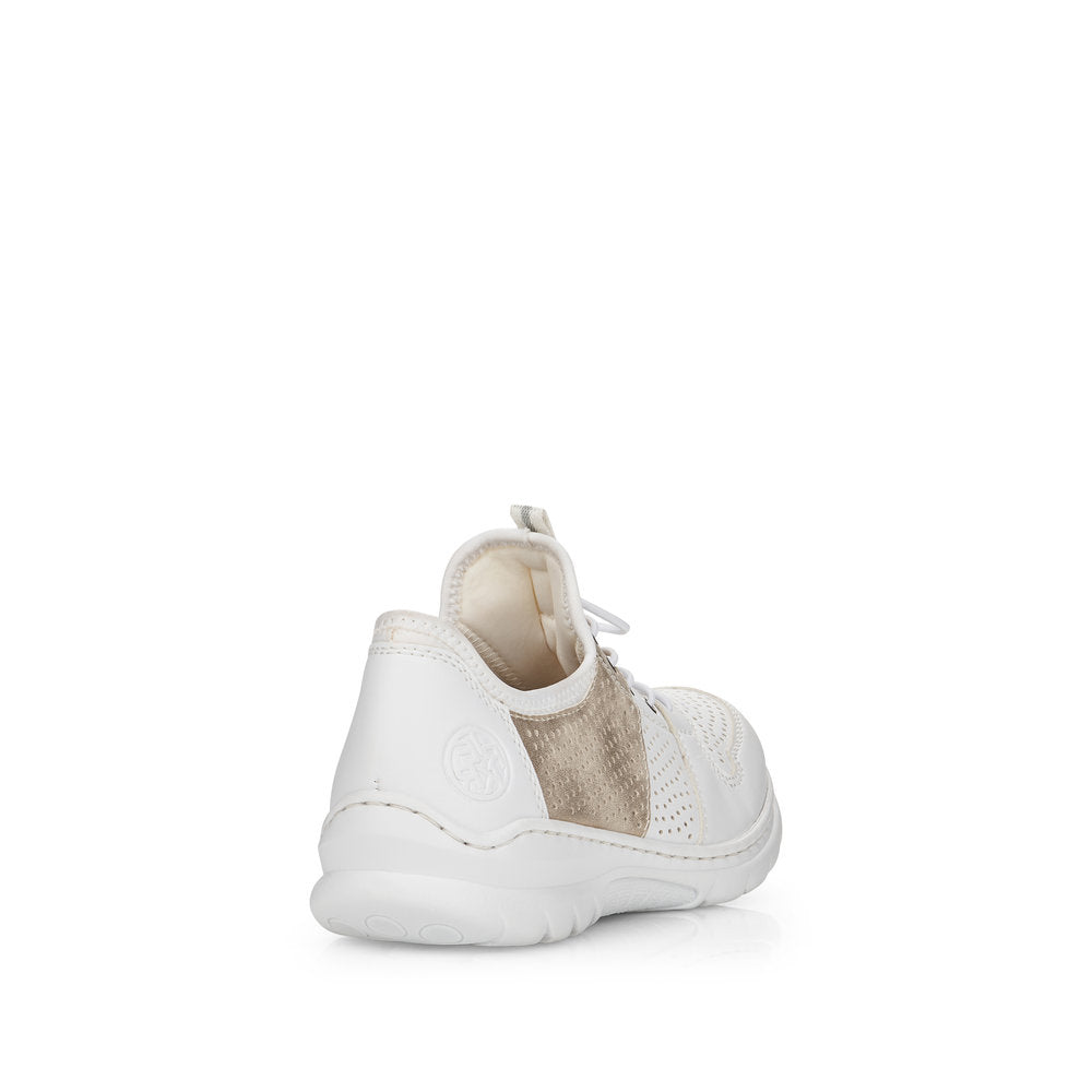 RIEKER - L3254-80 TOGGLE LACE FASHION SHOE - WHITE