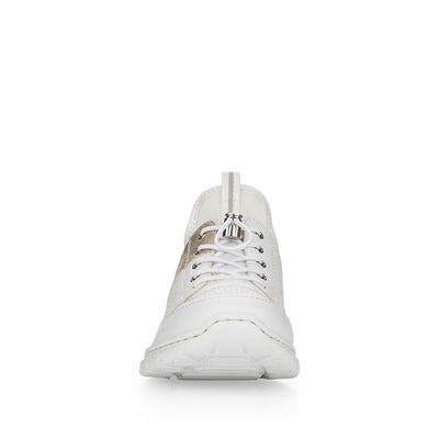 RIEKER - L3254-80 TOGGLE LACE FASHION SHOE - WHITE