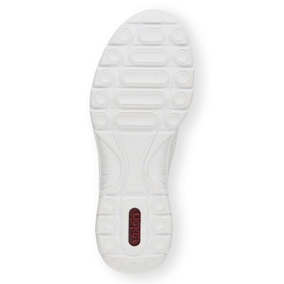 RIEKER - L3254-80 TOGGLE LACE FASHION SHOE - WHITE