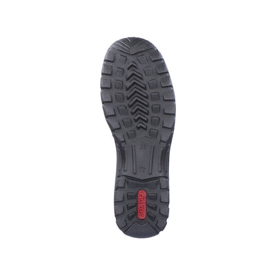 RIEKER L7175-00 SLIP-ON COMFORT SHOE WITH ELASTIC GUSSET - BLACK