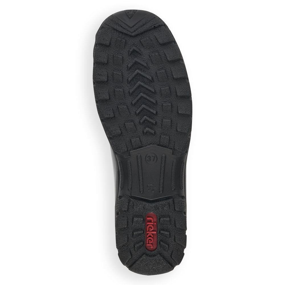 RIEKER - L7178-14- SLIP-ON COMFORT SHOE WITH ELASTICATED GUSSET - NAVY