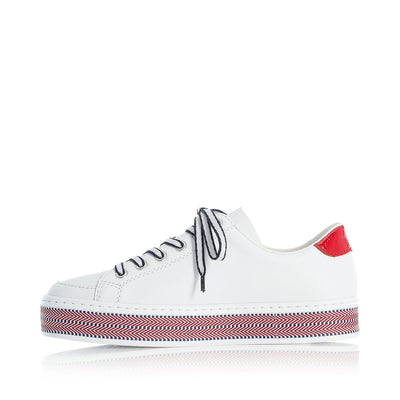 LDS LACED SHOE - WHITE