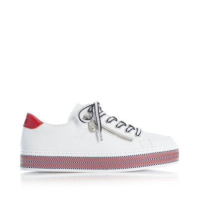 LDS LACED SHOE - WHITE