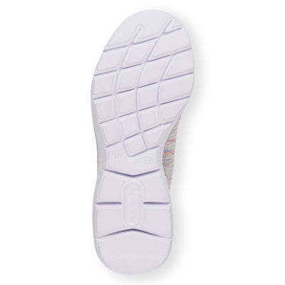RIEKER - M5070-90 SLIP-ON MOCK LACE CASUAL TRAINER - MULTI PRINT
