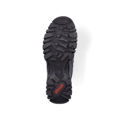 RIEKER - M9830-15 TEX FASHION LACED COMFORT WALKING BOOT - NAVY