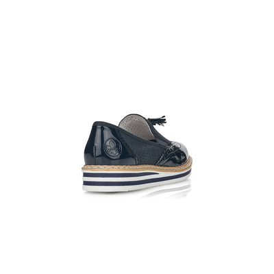 RIEKER - N0257 SLIP-ON SHOE - NAVY