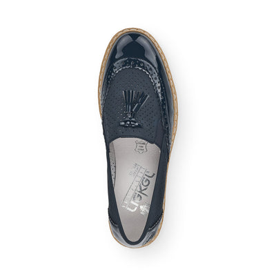 RIEKER - N0257 SLIP-ON SHOE - NAVY