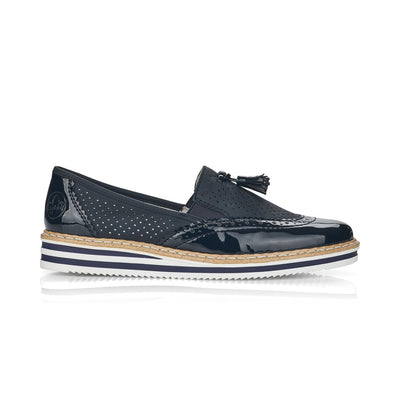 RIEKER - N0257 SLIP-ON SHOE - NAVY