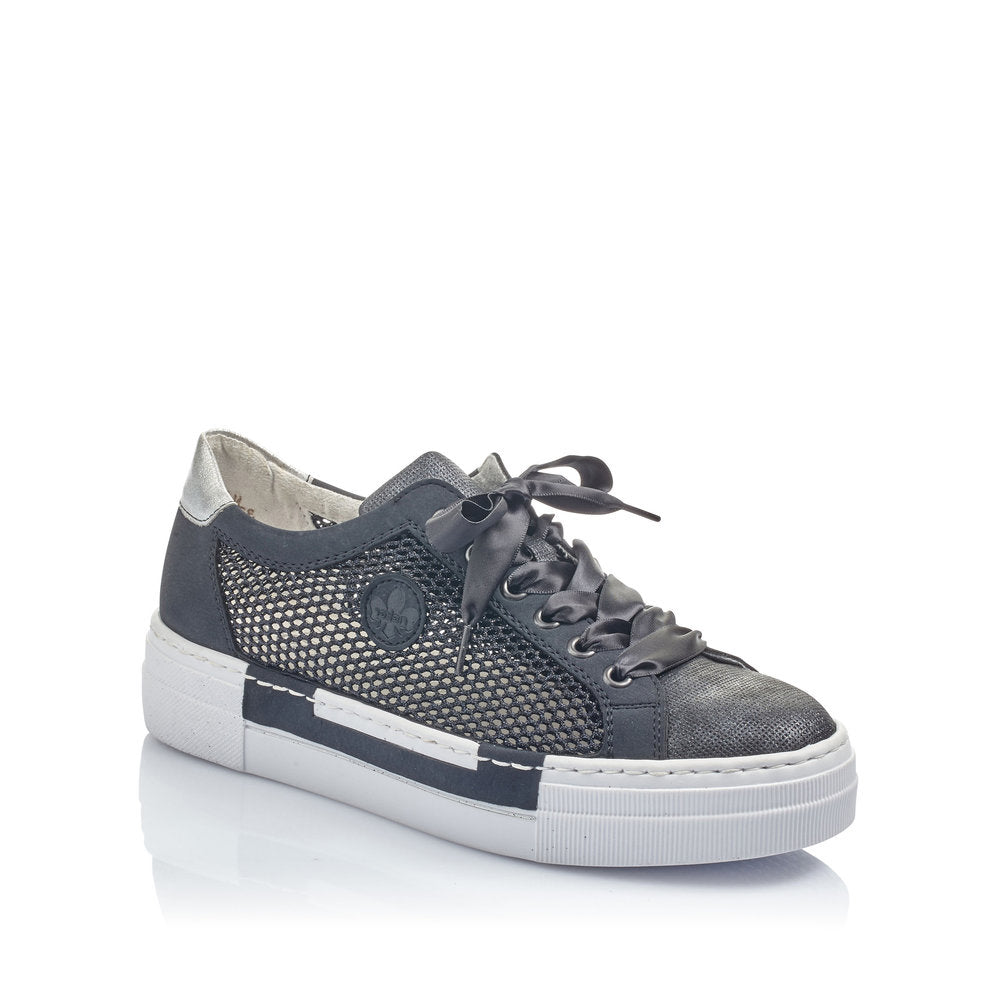 RIEKER - N4997-14 NAVY LACED SNEAKER