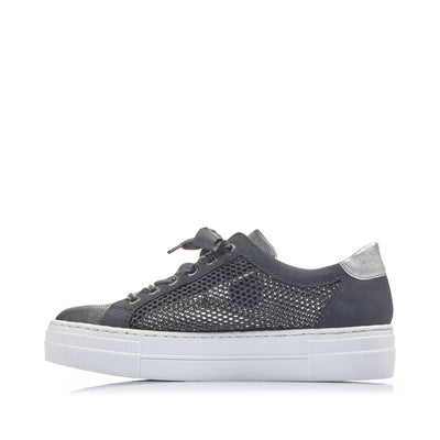 RIEKER - N4997-14 NAVY LACED SNEAKER