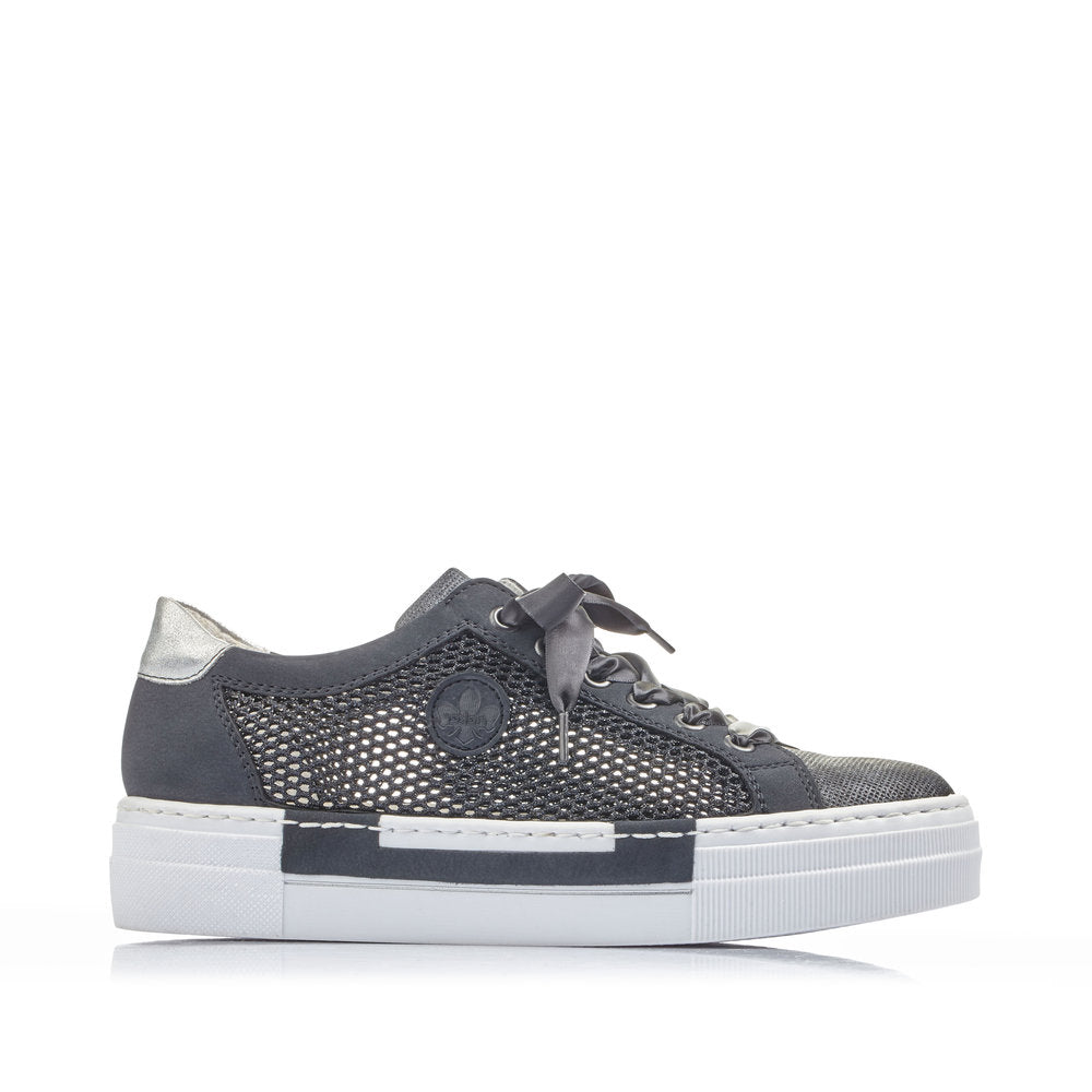 RIEKER - N4997-14 NAVY LACED SNEAKER
