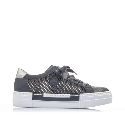 RIEKER - N4997-14 NAVY LACED SNEAKER