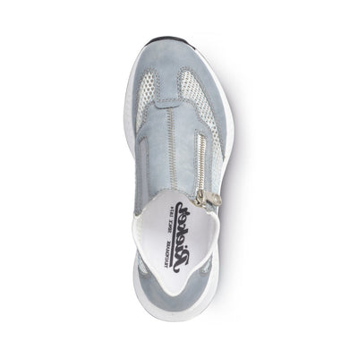 RIEKER - N5675 BLUE ZIP COMFORT SHOE