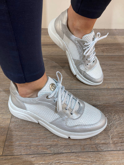NOTTON - 3405 LACED SHOE - SILVER MULTI