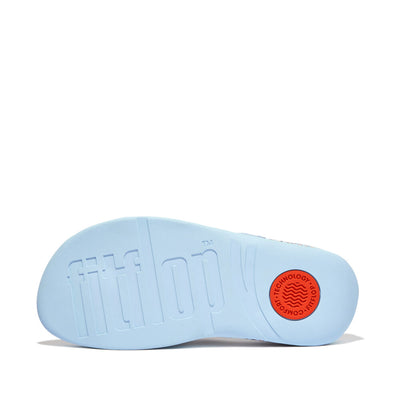 FITFLOP - SURFA FABRIC TOE-POST MULE - SKY BLUE