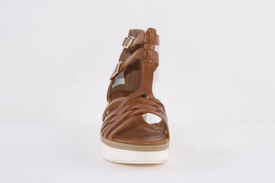 TAMARIS - 28241-305 WEDGE FASHION SANDAL - TAN