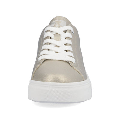 RIEKER - EVOLUTION - W0501-90 LACED RUNNER - GOLD