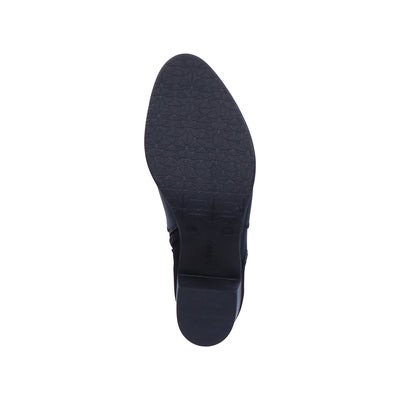 RIEKER - Y2051-00 MEDIUM BLOCK HEEL BOOT - BLACK