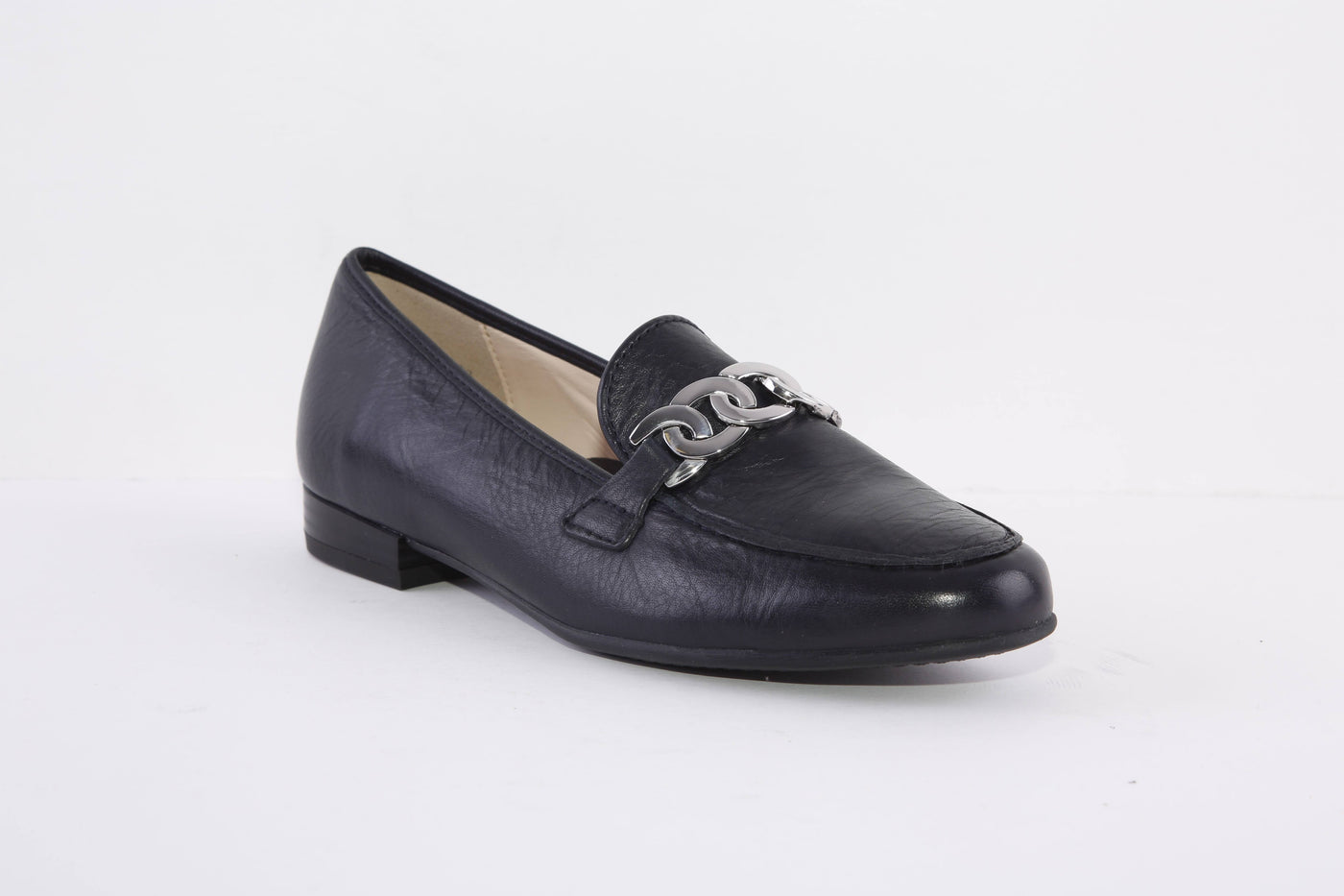 ARA - 31214-02 LOW HEEL SLIP-ON SHOE - NAVY