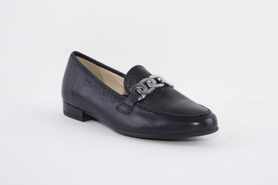 ARA - 31214-02 LOW HEEL SLIP-ON SHOE - NAVY