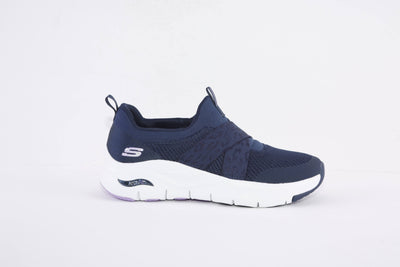 SKECHERS - 149717 ARCH FIT-MODERN RHYTHM SLIP-ON TRAINER - NAVY