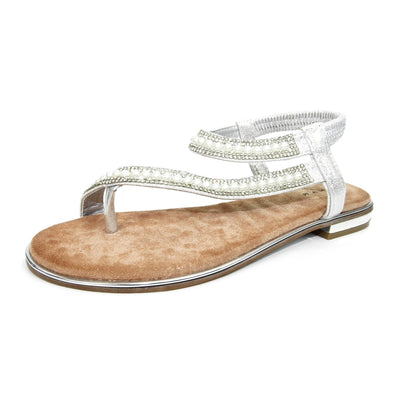 LUNAR - JLC155 Artisan Pearl Toe Loop Sandal Gold