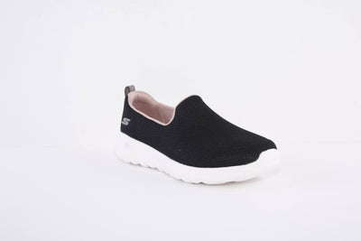 SKECHERS- 124704 GO WALK JOY-DANIL SLIP-ON TRAINER - BLACK/PINK