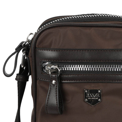BINNARI - 18991 VALENCIA TALL PLAIN CROSSBODY BAG - BROWN