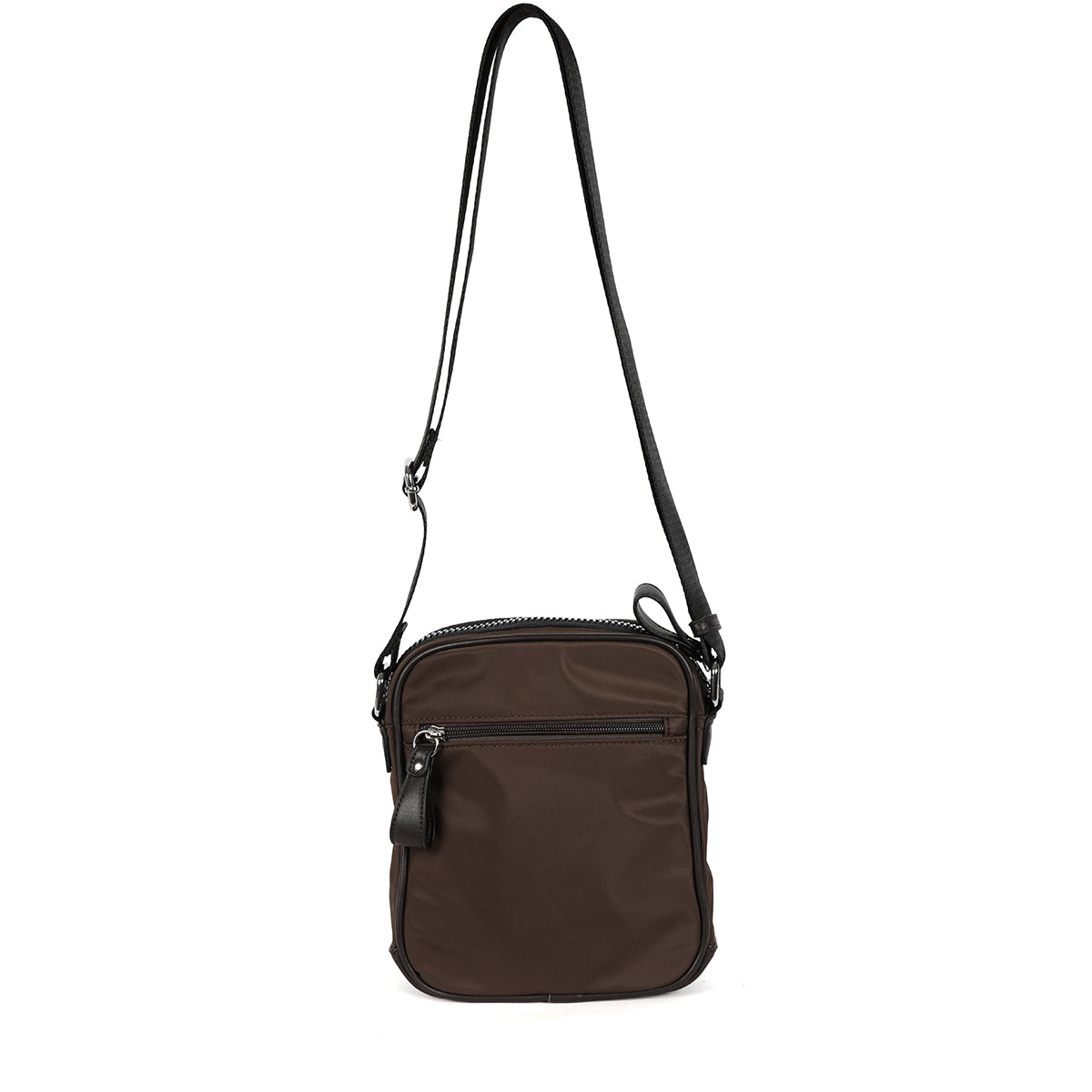 BINNARI - 18991 VALENCIA TALL PLAIN CROSSBODY BAG - BROWN