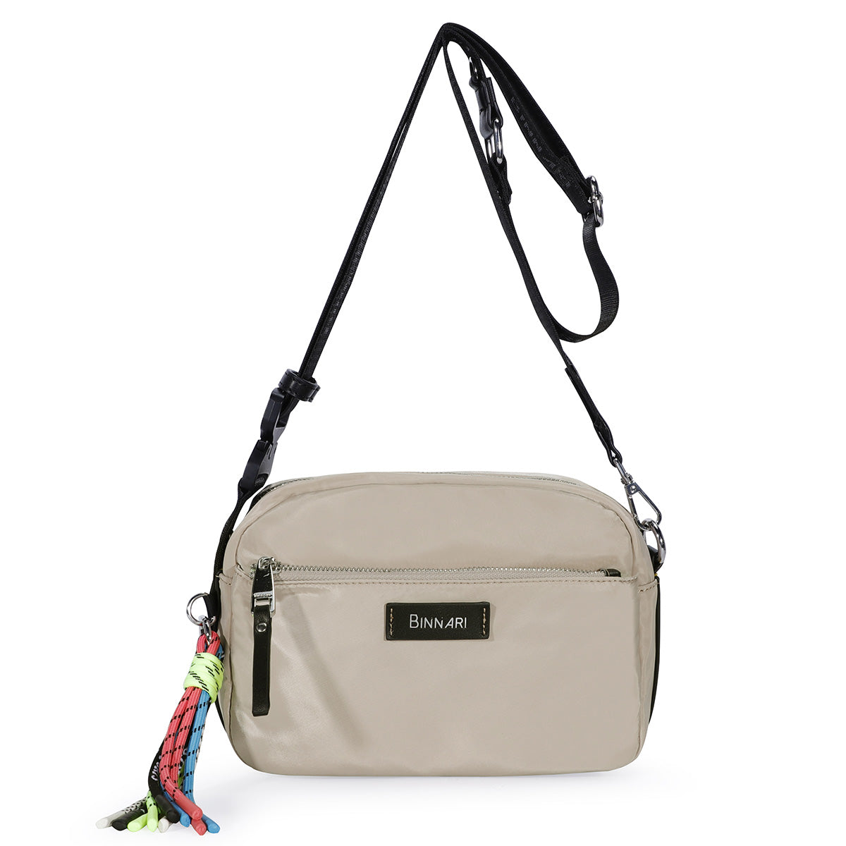 BINNARI - 19503 BRAGANZA-CROSSBODY BAG - BEIGE MULTI
