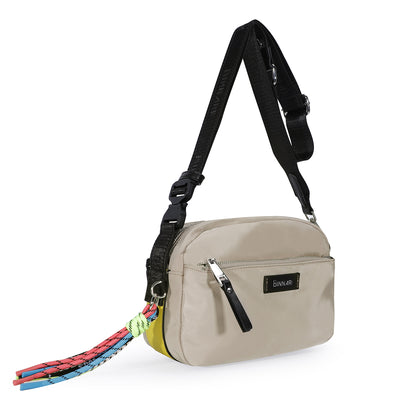 BINNARI - 19503 BRAGANZA-CROSSBODY BAG - BEIGE MULTI