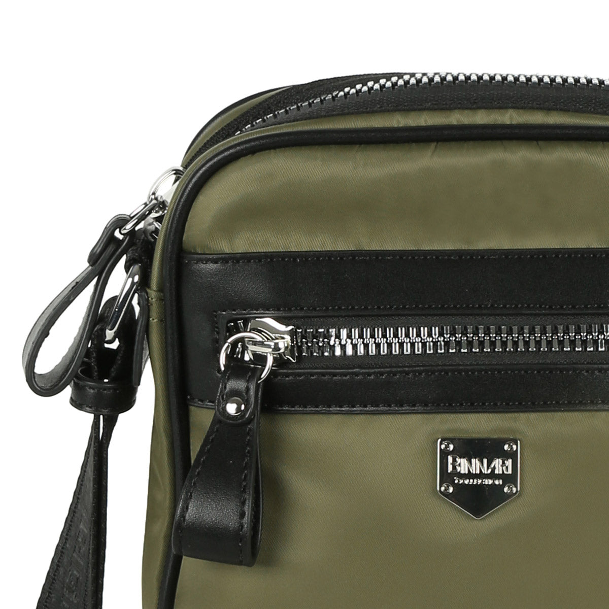 BINNARI - 18991 VALENCIA TALL PLAIN CROSSBODY BAG - KHAKI
