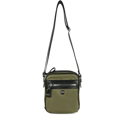 BINNARI - 18991 VALENCIA TALL PLAIN CROSSBODY BAG - KHAKI