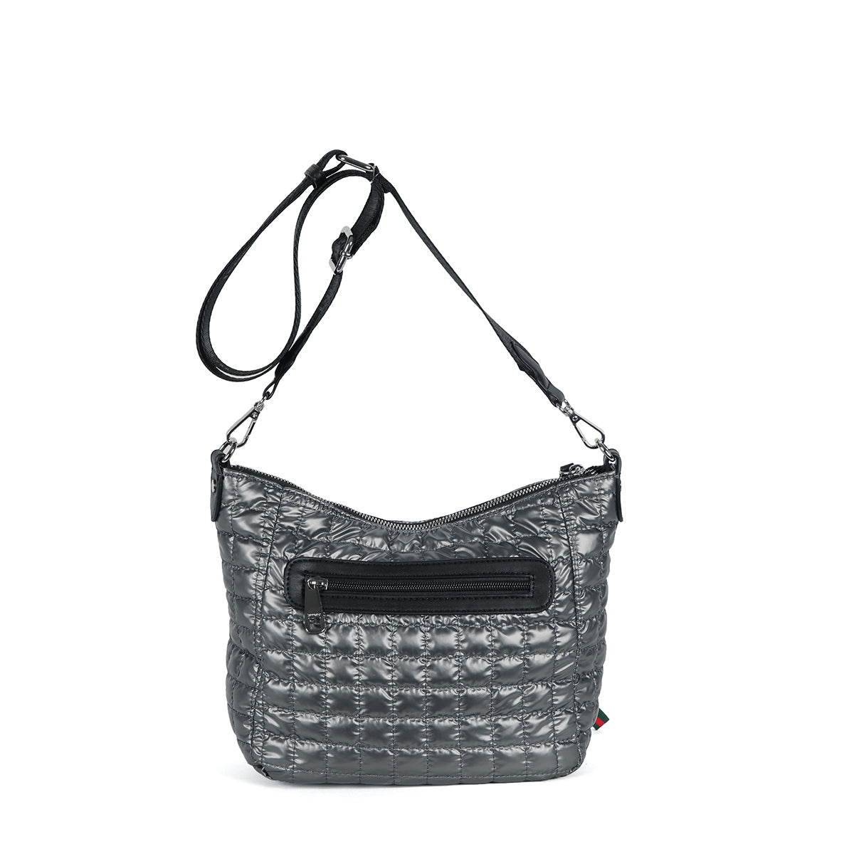BINNARI - 18810 ALTEA QUILTED CROSSOVER BAG WITH ADJUSTABLE STRAP - GREY