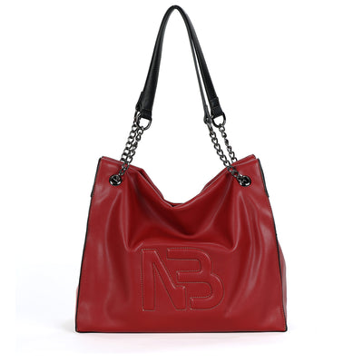 BINNARI - 18960 OLIVA-LARGE SHOULDER BAG - RED
